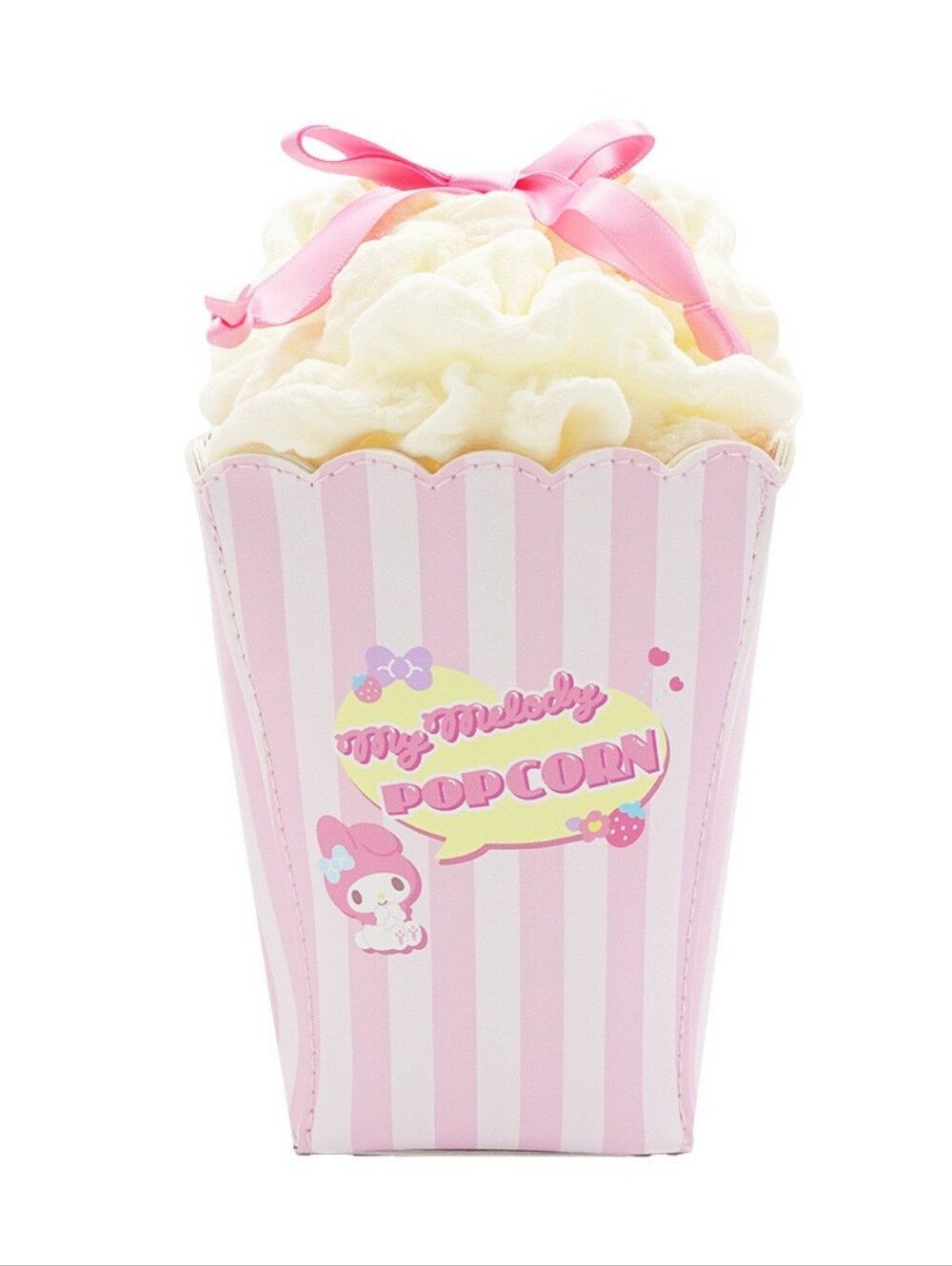 My Melody Popcorn Plush Pouch Sanrio Pink Kawaii NWT